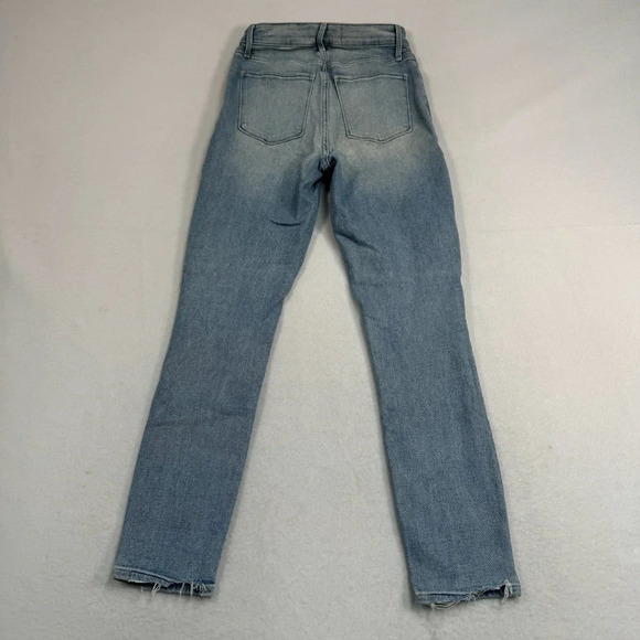 Abercrombie & Fitch Skinny Ankle Jeans Womens Sz 26/2 Light Blue High Rise - Picture 4 of 12